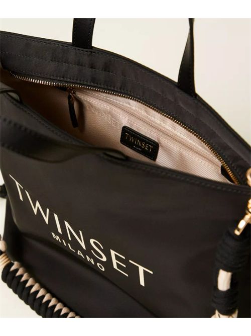 SHOPPER WITH LOGO TWIN SET | 261TB752000006 NERO